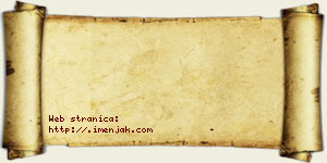 Mina Josifović vizit kartica